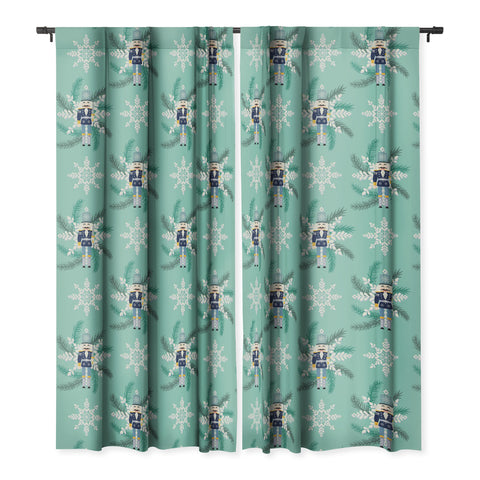 Jessica Larson Snowflake Nutracker Blackout Window Curtain