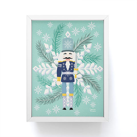 Jessica Larson Snowflake Nutracker Framed Mini Art Print