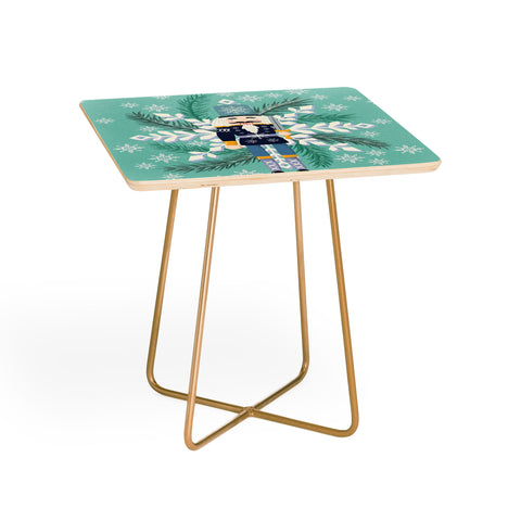 Jessica Larson Snowflake Nutracker Side Table