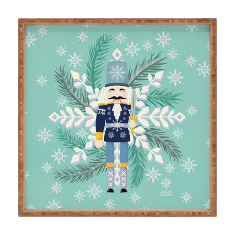 Jessica Larson Snowflake Nutracker Square Tray