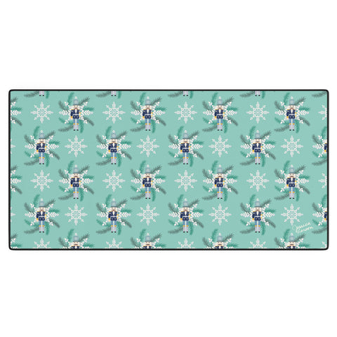 Jessica Larson Snowflake Nutracker Desk Mat