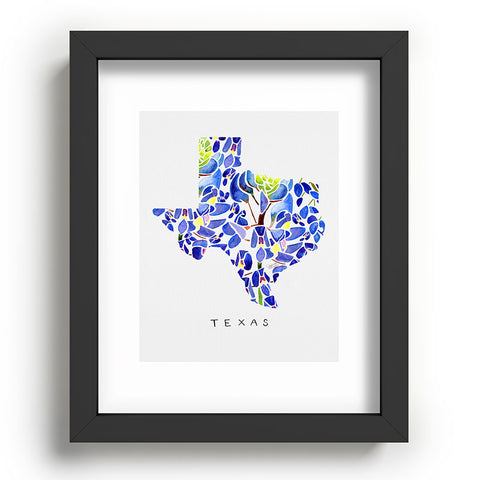 Jessica Larson Texas State Bluebonnets Recessed Framing Rectangle