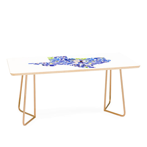 Jessica Larson Texas State Bluebonnets Coffee Table