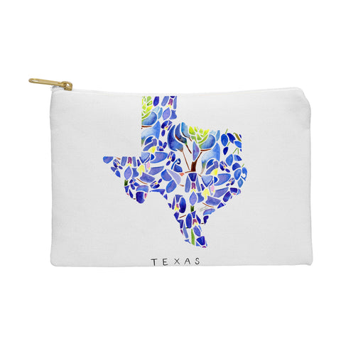 Jessica Larson Texas State Bluebonnets Pouch