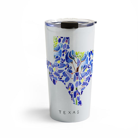 Jessica Larson Texas State Bluebonnets Travel Mug