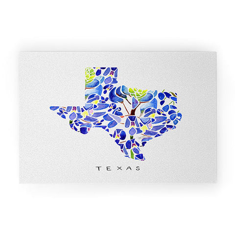 Jessica Larson Texas State Bluebonnets Welcome Mat