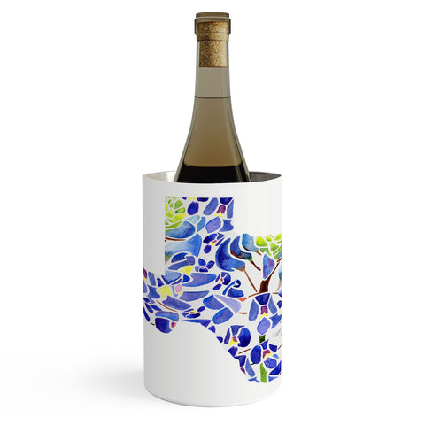 Jessica Larson Texas State Bluebonnets Wine Chiller