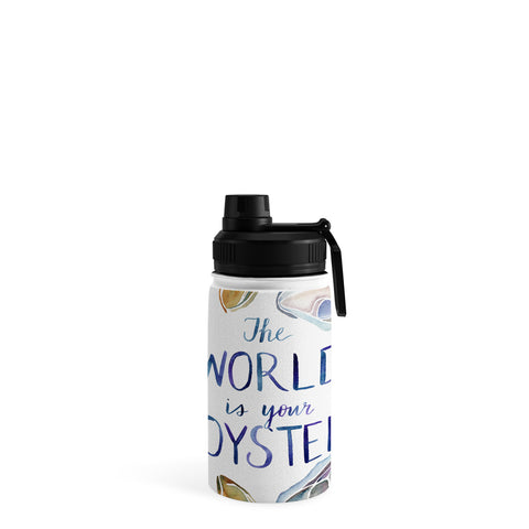 Jessica Larson The World is Your Oyster Water Bottle