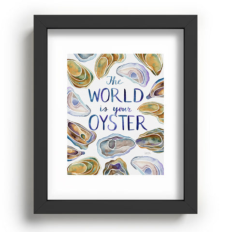 Jessica Larson The World is Your Oyster Recessed Framing Rectangle