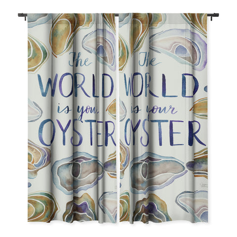 Jessica Larson The World is Your Oyster Blackout Non Repeat