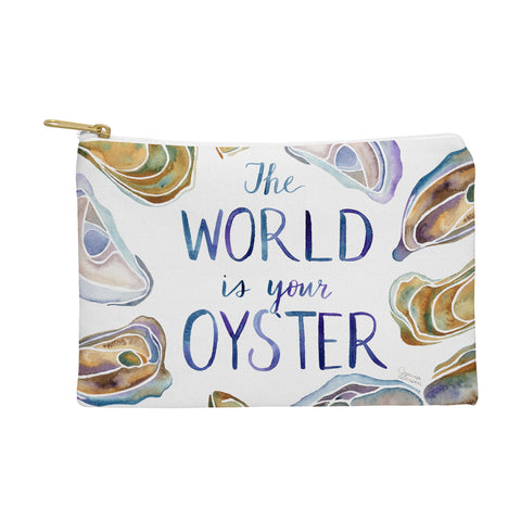 Jessica Larson The World is Your Oyster Pouch