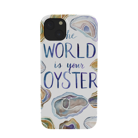 Jessica Larson The World is Your Oyster Phone Case