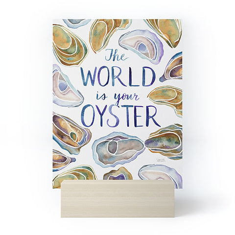 Jessica Larson The World is Your Oyster Mini Art Print