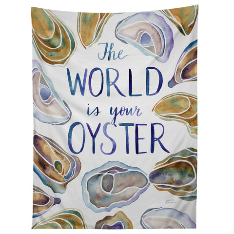 Jessica Larson The World is Your Oyster Tapestry