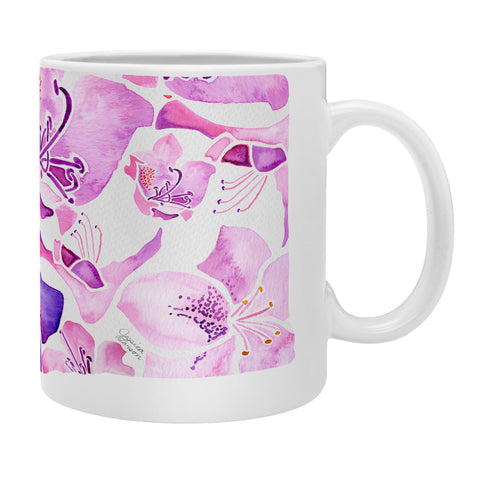 Jessica Larson Washington State Rhododendron Coffee Mug