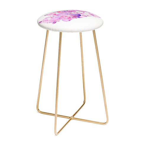 Jessica Larson Washington State Rhododendron Counter Stool