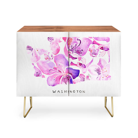 Jessica Larson Washington State Rhododendron Credenza