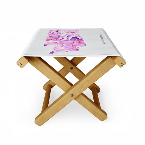 Jessica Larson Washington State Rhododendron Folding Stool