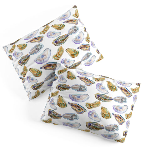Jessica Larson Watercolor Oysters Pillow Shams