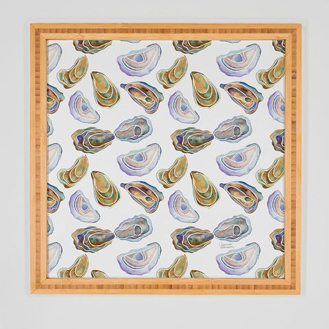 Jessica Larson Watercolor Oysters Framed Wall Art