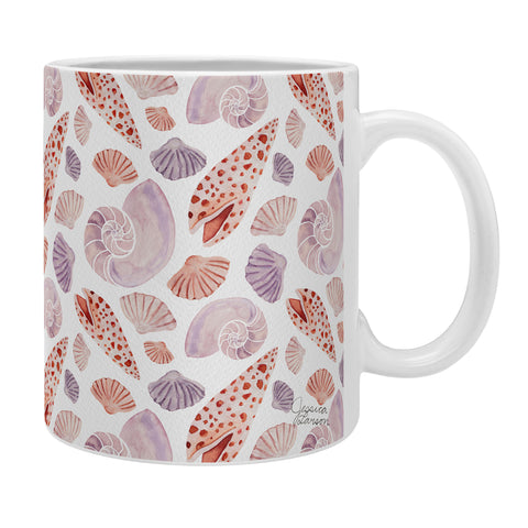 Jessica Larson Watercolor Seashells I Coffee Mug