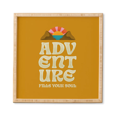 Jessica Molina Adventure Fills Your Soul Framed Wall Art