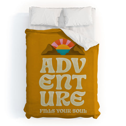 Jessica Molina Adventure Fills Your Soul Duvet Cover