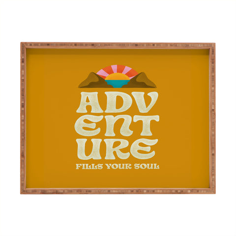 Jessica Molina Adventure Fills Your Soul Rectangular Tray