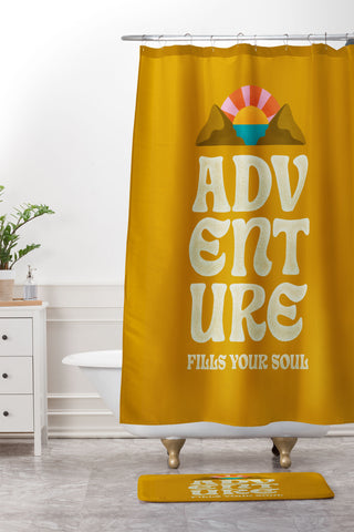 Jessica Molina Adventure Fills Your Soul Shower Curtain And Mat