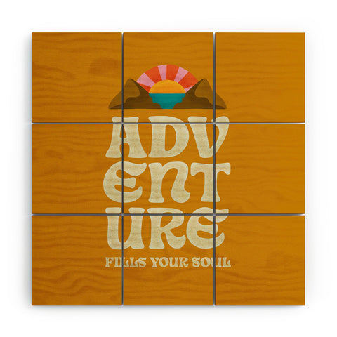 Jessica Molina Adventure Fills Your Soul Wood Wall Mural