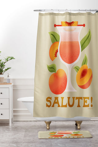 Jessica Molina Bellini Shower Curtain And Mat