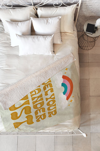 Jessica Molina Fuel Your Wanderlust Fleece Throw Blanket