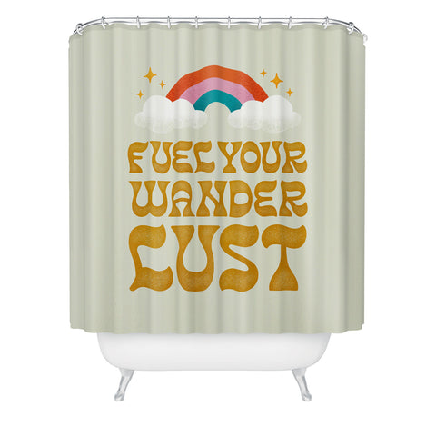 Jessica Molina Fuel Your Wanderlust Shower Curtain
