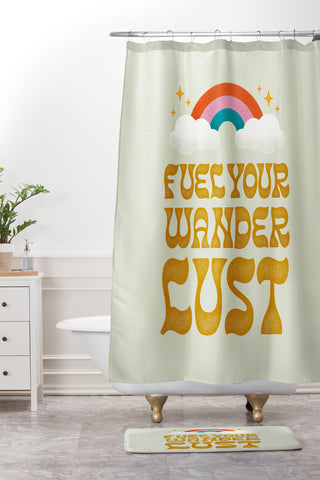 Jessica Molina Fuel Your Wanderlust Shower Curtain And Mat