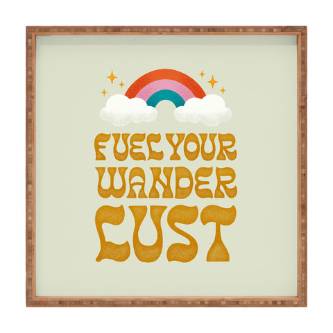 Jessica Molina Fuel Your Wanderlust Square Tray