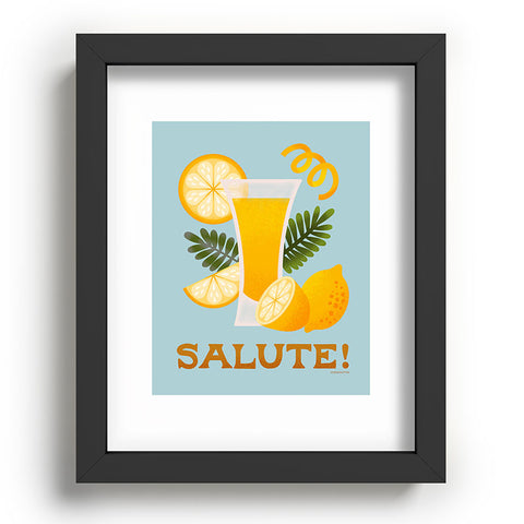Jessica Molina Limoncello Cocktail Recessed Framing Rectangle