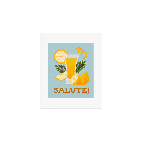 Jessica Molina Limoncello Cocktail Art Print