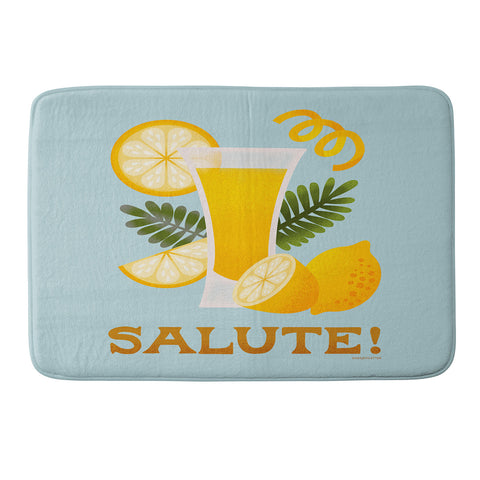 Jessica Molina Limoncello Cocktail Memory Foam Bath Mat