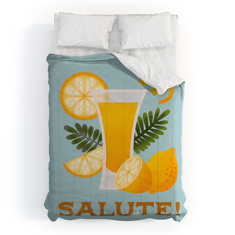 Jessica Molina Limoncello Cocktail Comforter