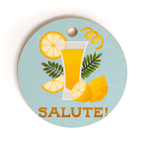 Jessica Molina Limoncello Cocktail Cutting Board Round