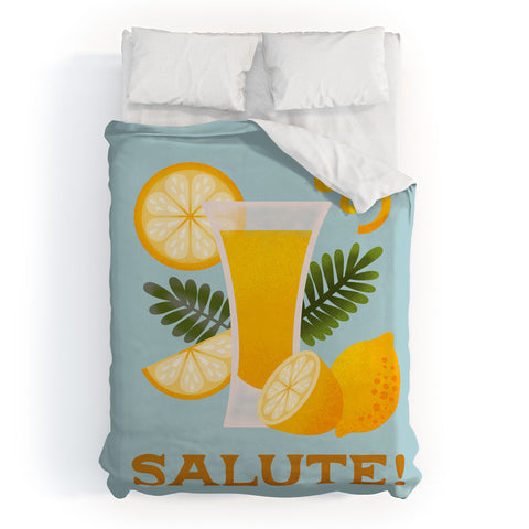 Jessica Molina Limoncello Cocktail Duvet Cover
