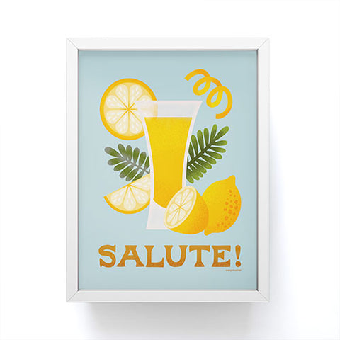 Jessica Molina Limoncello Cocktail Framed Mini Art Print