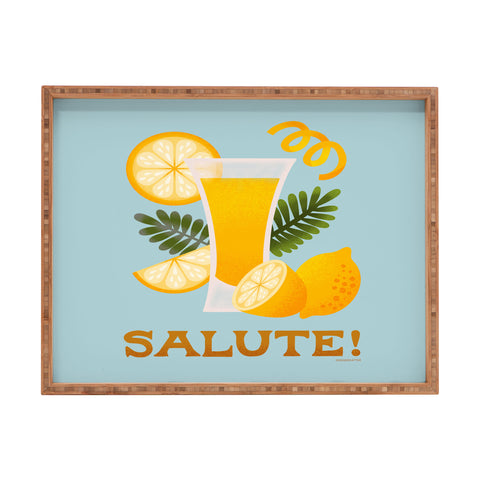 Jessica Molina Limoncello Cocktail Rectangular Tray