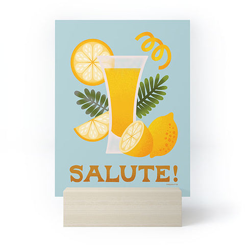 Jessica Molina Limoncello Cocktail Mini Art Print