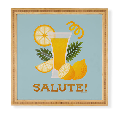Jessica Molina Limoncello Cocktail Framed Wall Art