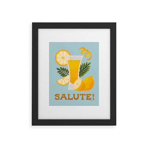 Jessica Molina Limoncello Cocktail Framed Art Print