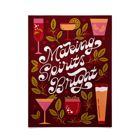Jessica Molina Making Spirits Bright Holiday Poster