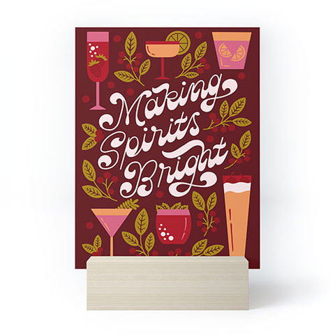 Jessica Molina Making Spirits Bright Holiday Mini Art Print