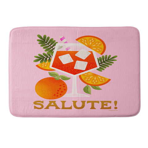 Jessica Molina Orange Spritz Memory Foam Bath Mat