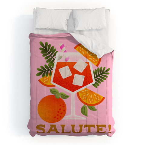 Jessica Molina Orange Spritz Comforter
